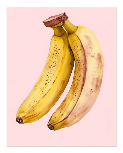 Vivace arte murale - , banana