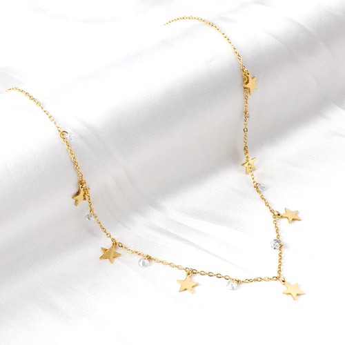 Collana catenina acciaio - catenina,