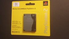PLAYSTATION 2 MEMORY CARD PS2 64MB ORIGINALE SONY