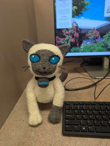 Handmade felted rollo from - felted,