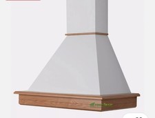 Cappa cucina rustica legno STOCK 80 motore Faber aspirante filtrante CL80-X
