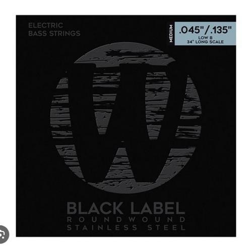 Warwick black label - label, corde