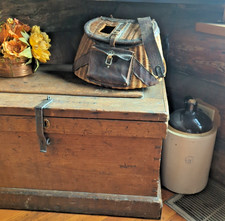 Cestino da pesca a mosca in pelle di vimini antico trota pesce creel borsa strumento da pesca