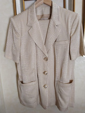 Renato Balestra Completo Tailleur Donna Taglia 48 Giacca Gonna 