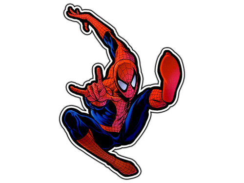 Adesivo fumetto spider man - adesivo, spider-man