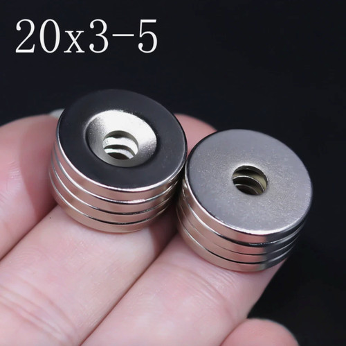 2pz 20x3 magnete neodimio - 20x3-5, al