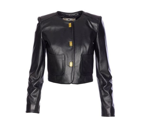 Giacca pelle elizabetta - di,