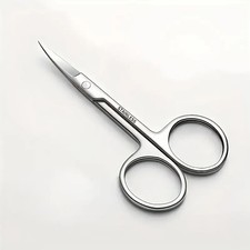 2PZ FORBICI FORBICINE PER UNGHIE PUNTE CURVE IN ACCIAIO INOX PEDICURE MANICURE