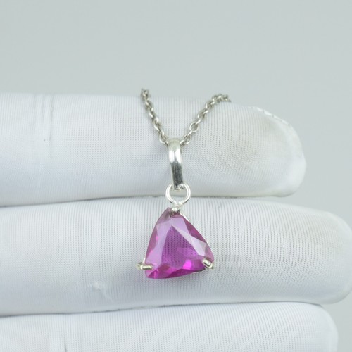 Collana zaffiro rosa - zaffiro,