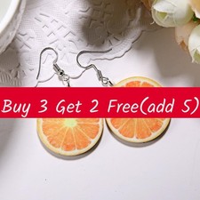 Orecchini Acrilico Frutta