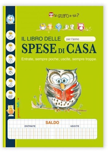 Libro delle spese casa - spese, di