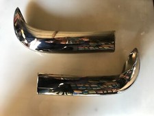 FIAT 1300 1500 COPPIA CANTONALI PARAURTI ANTERIORI FRONT  BUMPER   OLD STOCK 