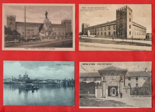 Pavia lotto 8 cartoline - di,