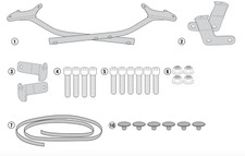 Givi 1146FZ Bracci rack per