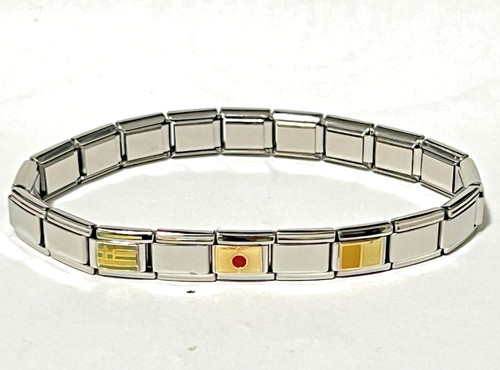 Bracciale acciaio elastico
