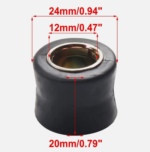 4pz anello boccola gomma - 4pz,