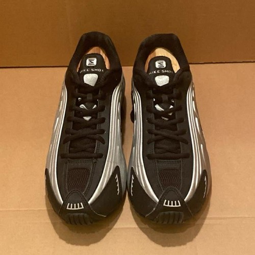 Nike shox nero argento - r4,