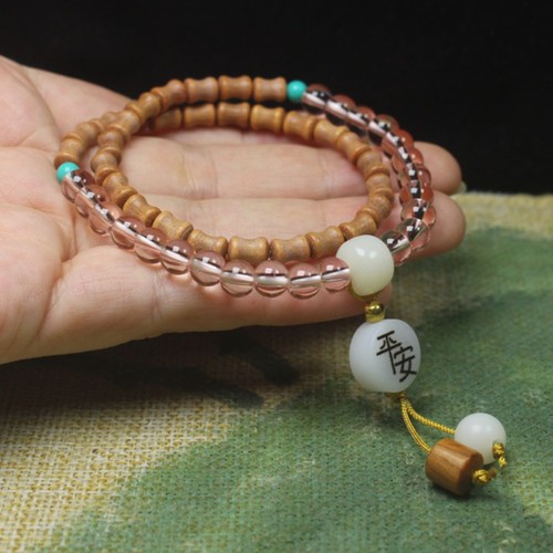 Bracciale sandalo bambù - bracciale, bambù-nodo