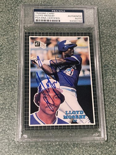Lloyd moseby 1985 donruss - lloyd,
