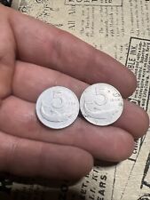 Monete Rare  5 Lire  1954