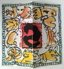 ALECHINSKY,  invito Venice Design Art Gallery, Venezia dicembre 1990