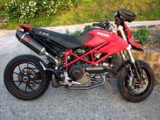 Ducati Hypermotard 1100 MassMoto Terminale Scarico Kit 2in1 Oval Carbonio