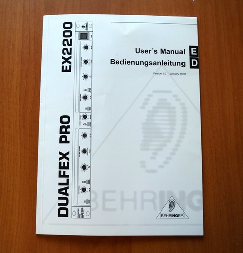 Behringer 2200 dualfex - ex-2200, pro