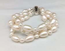 Bracciale donna vere perle - bracciale,