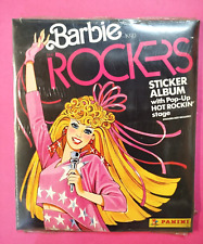 PANINI ALBUM SIGILLATO FULL SET STICKER INSIDE BARBIE ROCKERS 1988 USA (D110FN)