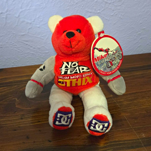 Peluche motocross vintage