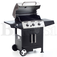 Barbecue BBQ a gas 15Kw 3 bruciatori Inox cottura con pietra lavica Golosone 3