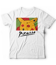 Tshirt pika picasso - picasso, cartoni