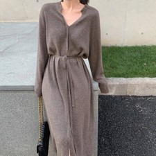 Women Midi Knitted Dress