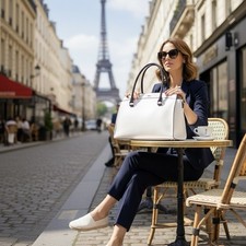 Borsa donna Nardelli bianca