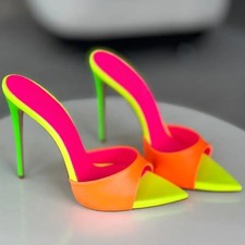 Ciabatte donna colorate tacco