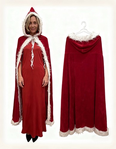 Cappuccio rosso natalizio - rosso,