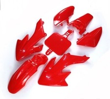 Kit Plastiche Carene Complete X Pit Bike Crf 50 4T Colore Rosso Dream Af Ncx Lem