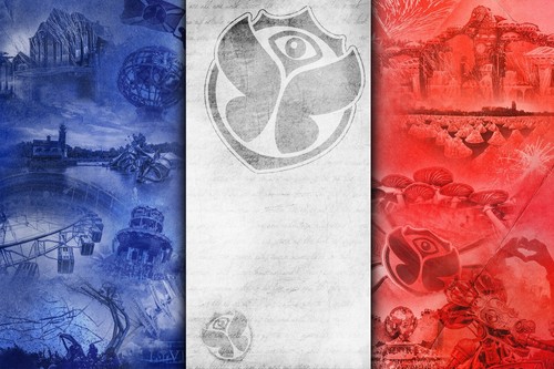 Tomorrowland france flag - flag, music