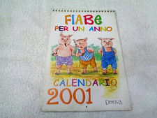 CALENDARIO  DA PARETE FIABE PER UN ANNO 2001 EDIZIONE DEMETRA