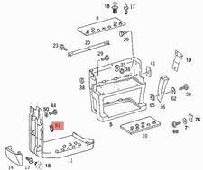MERCEDES TRUCK LKW 641/642/649 SPINA TAPPO GRADINO OEM A6419970986