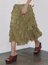 ZARA GONNA MIDI DONNA CON