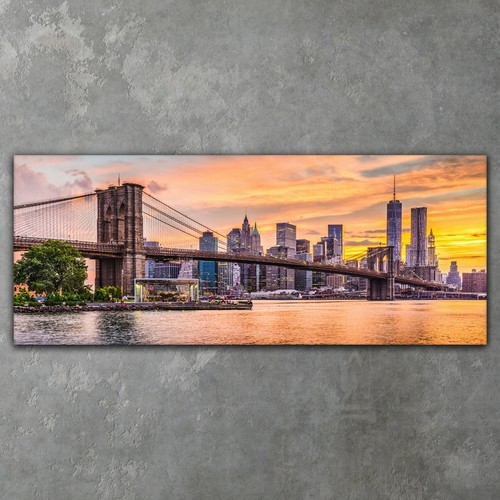 Sunset new york - in, canvas