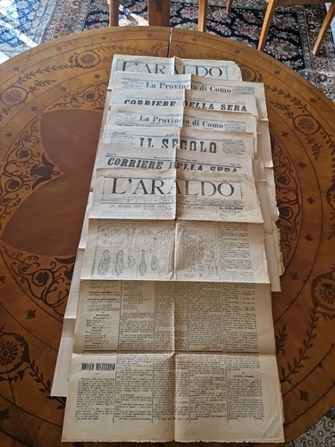 Pagine giornali epoca - pagine, d'epoca