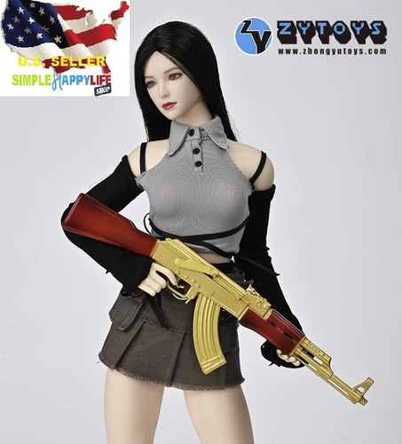 Pistola oro ak47 - d'oro, scala