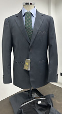 ABITO UOMO SARTORIALE GRIGIO SCURO CALIBRATO DROP 0 TG 57 59 61 63 65 67 69 A/I