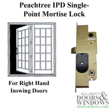 Peachtree Mortise Lock IPD Serratura francese Mortise Serratura destra punto singolo porta