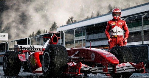 Quadro michael schumacher - schumacher, f1