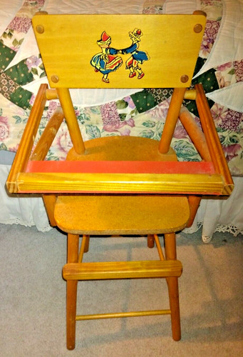 Seggiolone vintage anni - seggiolone,