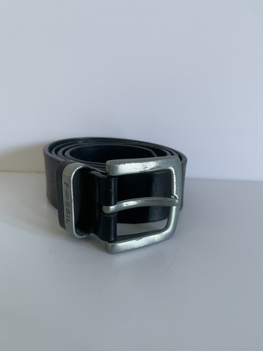 Cintura pelle nera fossil - nera,