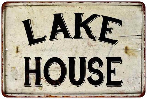 Insegna lake house - insegna, vintage